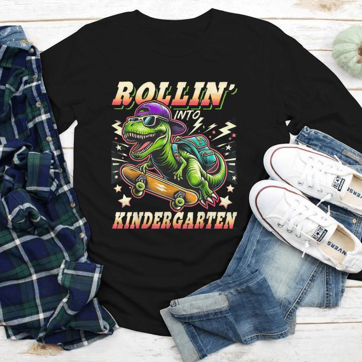 Back To School Kindergarten Dinosaur First Day Of School Boy Youth Long Sleeve Tee Back To School Kindergarten Dinosaur First Day Of School Boy Youth Long Sleeve Tee