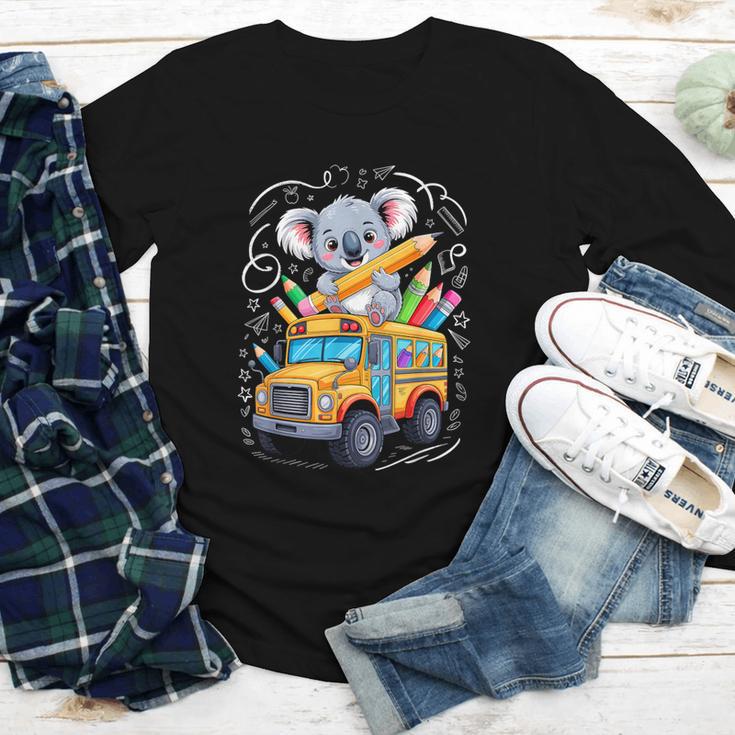 Back To School Koala School Bus 100 Days Of School Youth Long Sleeve Tee Back To School Koala School Bus 100 Days Of School Youth Long Sleeve Tee