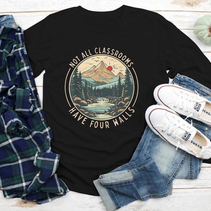 Back To School Not All Classrooms Have Four Walls Camping Youth Long Sleeve Tee Back To School Not All Classrooms Have Four Walls Camping Youth Long Sleeve Tee
