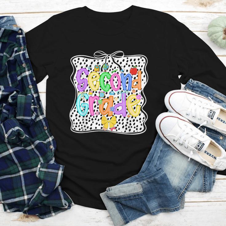 Back To School Second Grade Girls 2nd Grade Dalmatian Dots Youth Long Sleeve Tee Back To School Second Grade Girls 2nd Grade Dalmatian Dots Youth Long Sleeve Tee