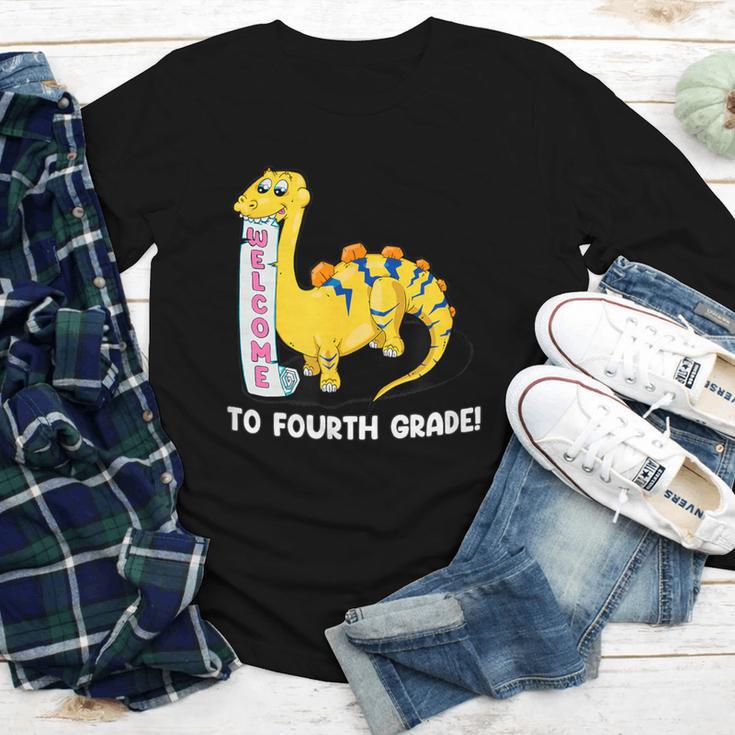 Back To School Welcome To Fourth Grade Youth Long Sleeve Tee Back To School Welcome To Fourth Grade Youth Long Sleeve Tee