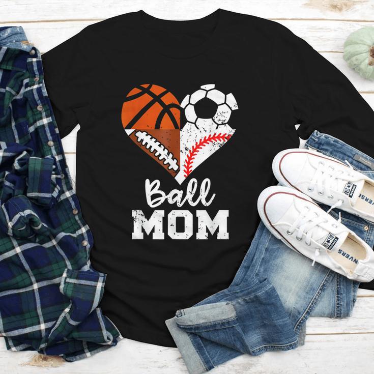 Ball Mom Heart Soccer Basketball Baseball Football Mom Youth Long Sleeve Tee Ball Mom Heart Soccer Basketball Baseball Football Mom Youth Long Sleeve Tee