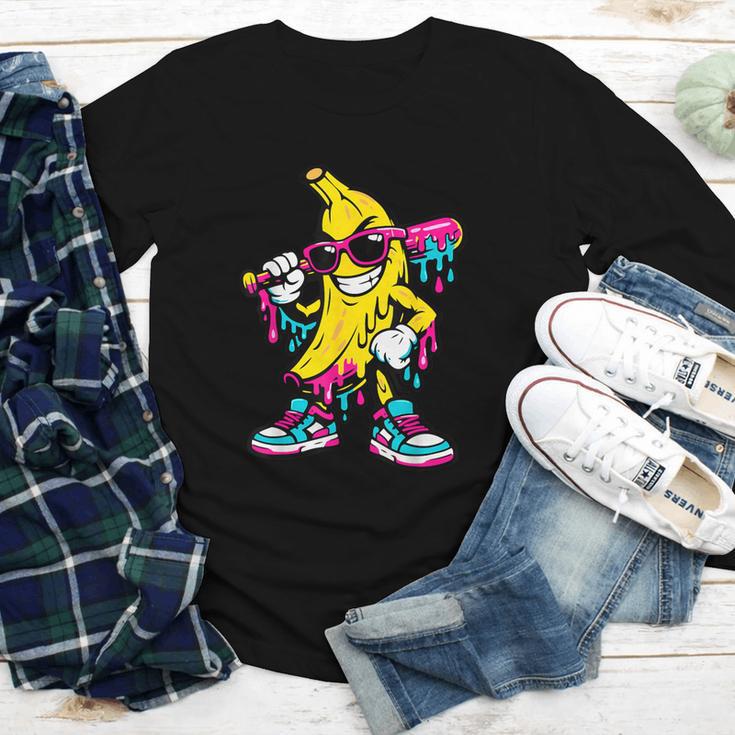 Banana Baseball Drip Youth Long Sleeve Tee Banana Baseball Drip Youth Long Sleeve Tee