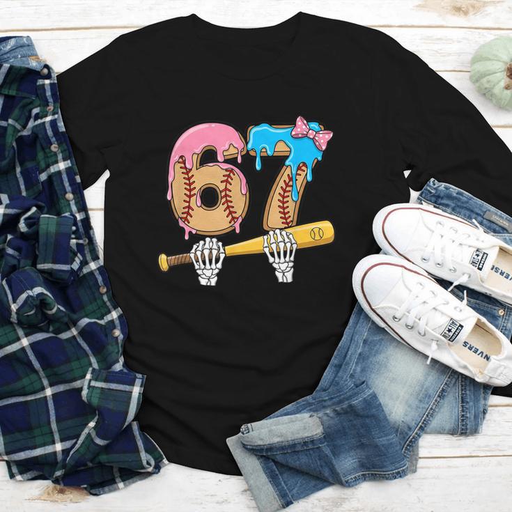 Baseball 67 Ice Cream Drip Skeleton Six Seven Boys Meme Youth Long Sleeve Tee Baseball 67 Ice Cream Drip Skeleton Six Seven Boys Meme Youth Long Sleeve Tee