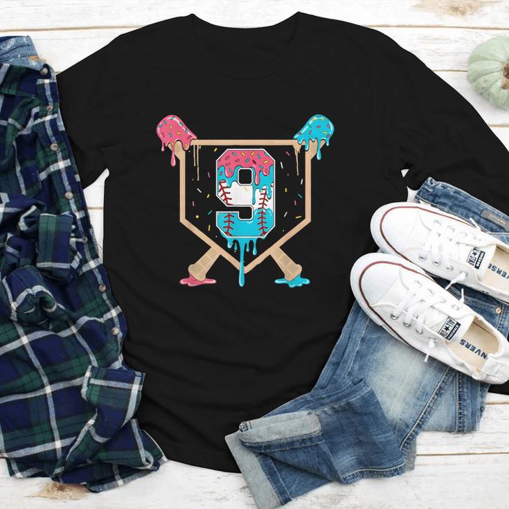 Baseball 9 Year Old Ice Cream Drip 9th Birthday Boys Player Youth Long Sleeve Tee Baseball 9 Year Old Ice Cream Drip 9th Birthday Boys Player Youth Long Sleeve Tee