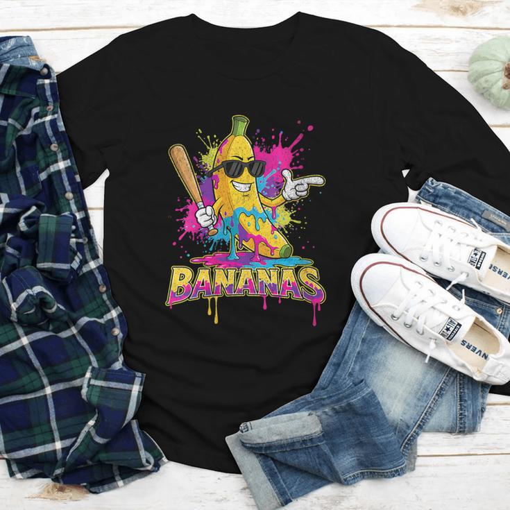 Baseball Banana Splatter Sports Kids Teens Youth Long Sleeve Tee Baseball Banana Splatter Sports Kids Teens Youth Long Sleeve Tee