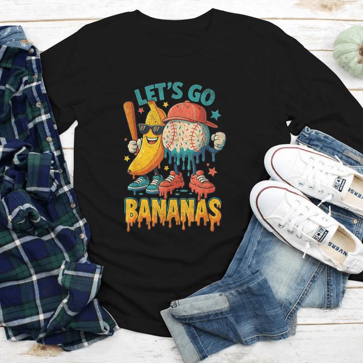 Baseball Banana Sports Drip Art For Kids Youth Long Sleeve Tee Baseball Banana Sports Drip Art For Kids Youth Long Sleeve Tee