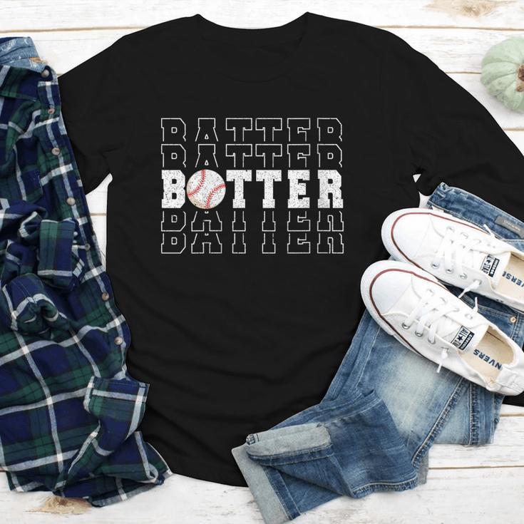 Baseball Batter Team Player Sport Lover Family Friends Fans Youth Long Sleeve Tee Baseball Batter Team Player Sport Lover Family Friends Fans Youth Long Sleeve Tee