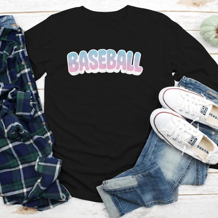 Baseball Bubble Letter Youth Long Sleeve Tee