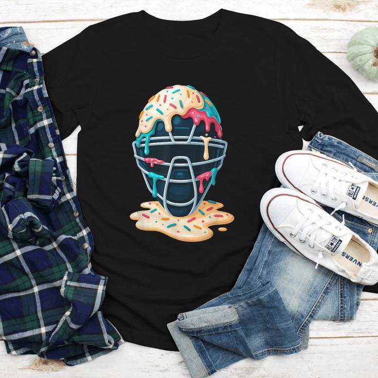 Baseball Catcher Mask Ice Cream Dripping Baseball Boy Youth Youth Long Sleeve Tee Baseball Catcher Mask Ice Cream Dripping Baseball Boy Youth Youth Long Sleeve Tee