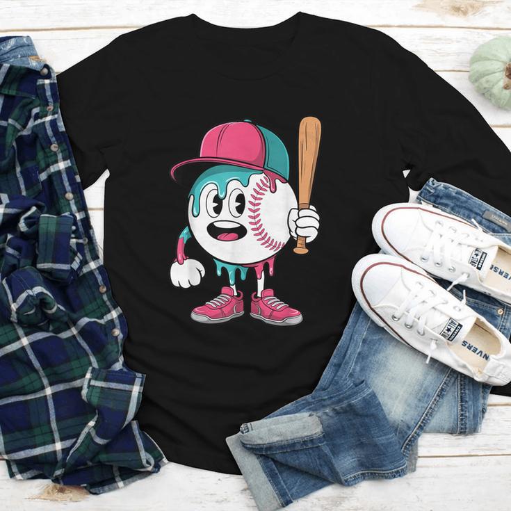 Baseball Drip Boys Ice Cream Youth Youth Long Sleeve Tee