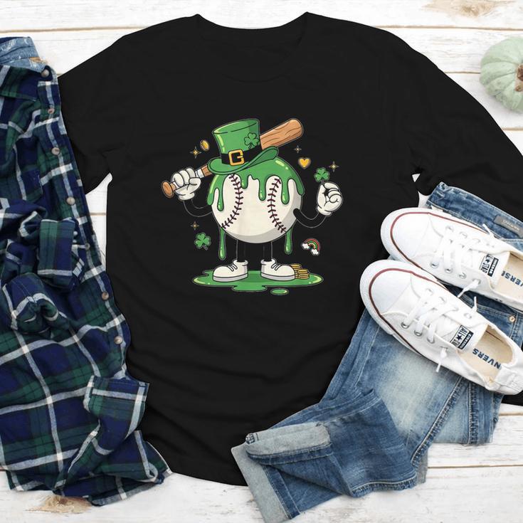 Baseball Drip Ice Cream Boys Kids Shamrock St Patricks Day Youth Long Sleeve Tee Baseball Drip Ice Cream Boys Kids Shamrock St Patricks Day Youth Long Sleeve Tee