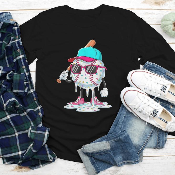 Baseball Drip Ice Cream Lifestyle Sprinkless Boy Kid Youth Long Sleeve Tee Baseball Drip Ice Cream Lifestyle Sprinkless Boy Kid Youth Long Sleeve Tee