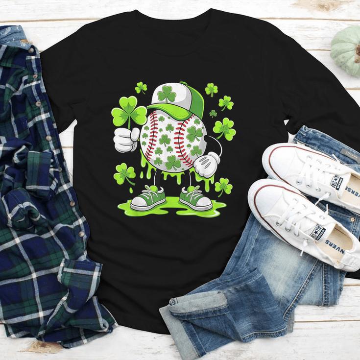 Baseball Drip Ice Cream Shamrock Irish St Patricks Men Youth Long Sleeve Tee Baseball Drip Ice Cream Shamrock Irish St Patricks Men Youth Long Sleeve Tee