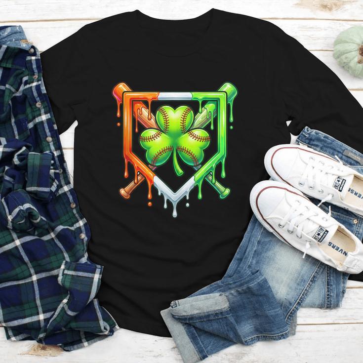 Baseball Drip Ice Cream St Patricks Day Shamrock Lucky Youth Long Sleeve Tee Baseball Drip Ice Cream St Patricks Day Shamrock Lucky Youth Long Sleeve Tee