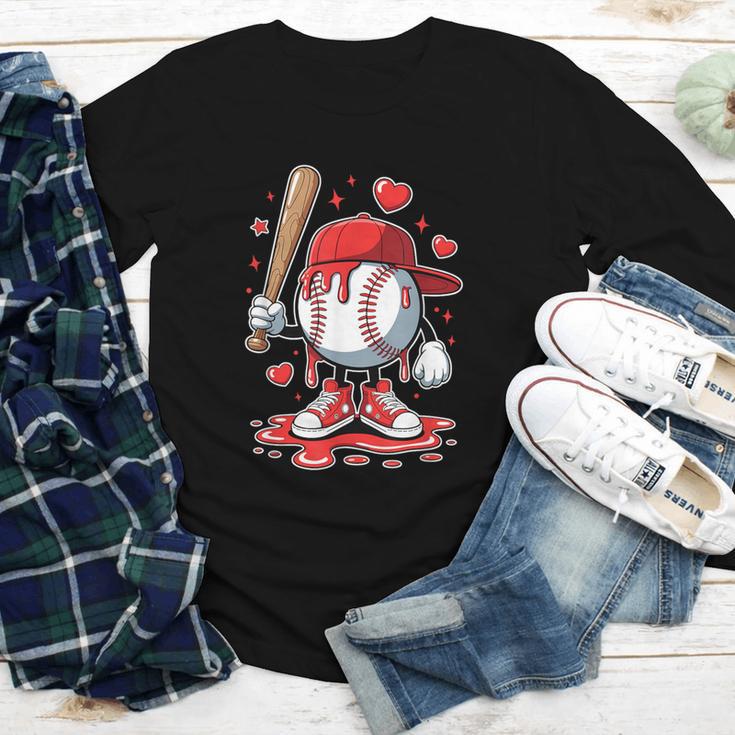 Baseball Drip Icecream Apparel Youth Boy Valentine Youth Long Sleeve Tee
