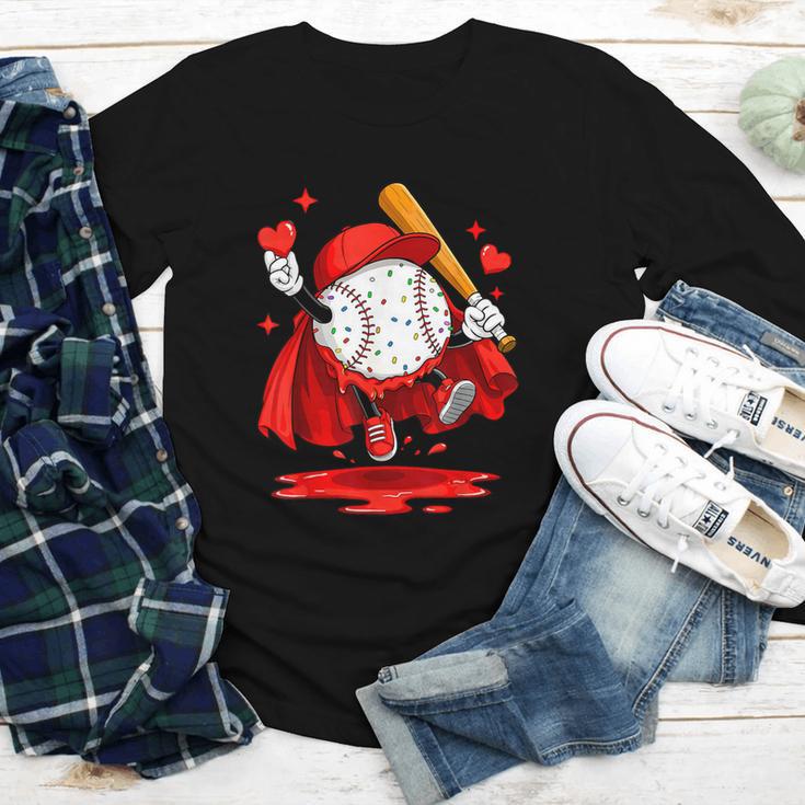 Baseball Drip Icecream Youth Boy Valentine Youth Long Sleeve Tee