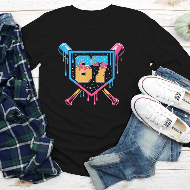 Baseball Drip Number 67 Player Or 67Th Birthday Youth Long Sleeve Tee Baseball Drip Number 67 Player Or 67Th Birthday Youth Long Sleeve Tee