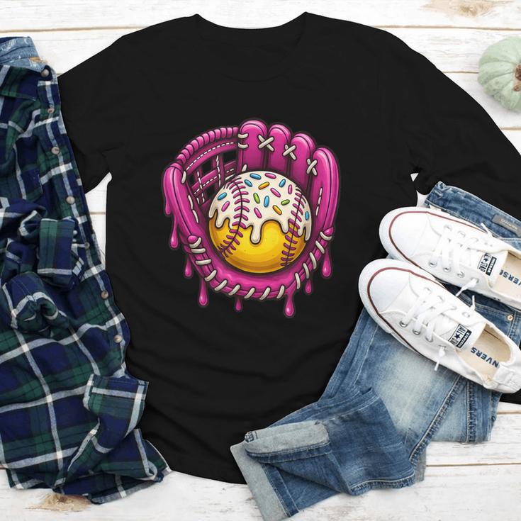 Baseball Drip Pink Glove Respect The Drip Youth Boys Girls Youth Long Sleeve Tee Baseball Drip Pink Glove Respect The Drip Youth Boys Girls Youth Long Sleeve Tee