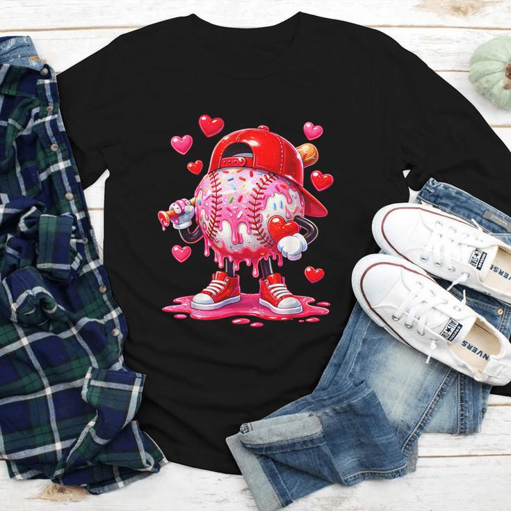 Baseball Drip Valentine Sports Vday Ice Cream Drip Heart Youth Long Sleeve Tee Baseball Drip Valentine Sports Vday Ice Cream Drip Heart Youth Long Sleeve Tee