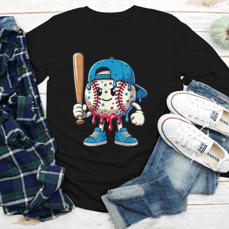Baseball Drippy Style Apparel For Boys Youth Cool Baseball Youth Long Sleeve Tee
