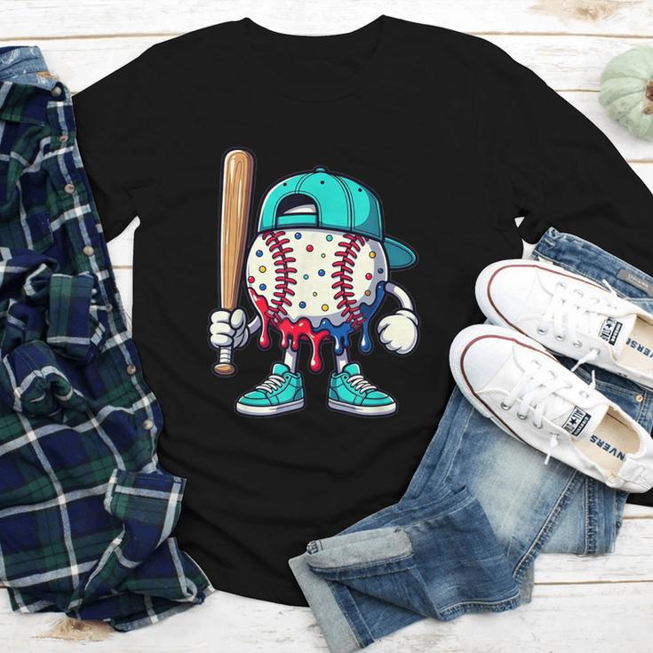 Baseball Drippy Style Apparel For Boys Youth Drip Baseball Youth Long Sleeve Tee Baseball Drippy Style Apparel For Boys Youth Drip Baseball Youth Long Sleeve Tee