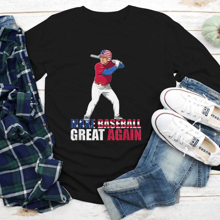 Make Baseball Great Again Donald Trump Baseball Youth Long Sleeve Tee