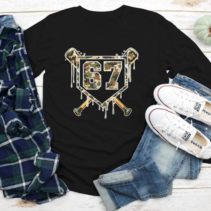 Baseball Ice Cream Drip 67 Camo Six Seven Meme Youth Long Sleeve Tee Baseball Ice Cream Drip 67 Camo Six Seven Meme Youth Long Sleeve Tee