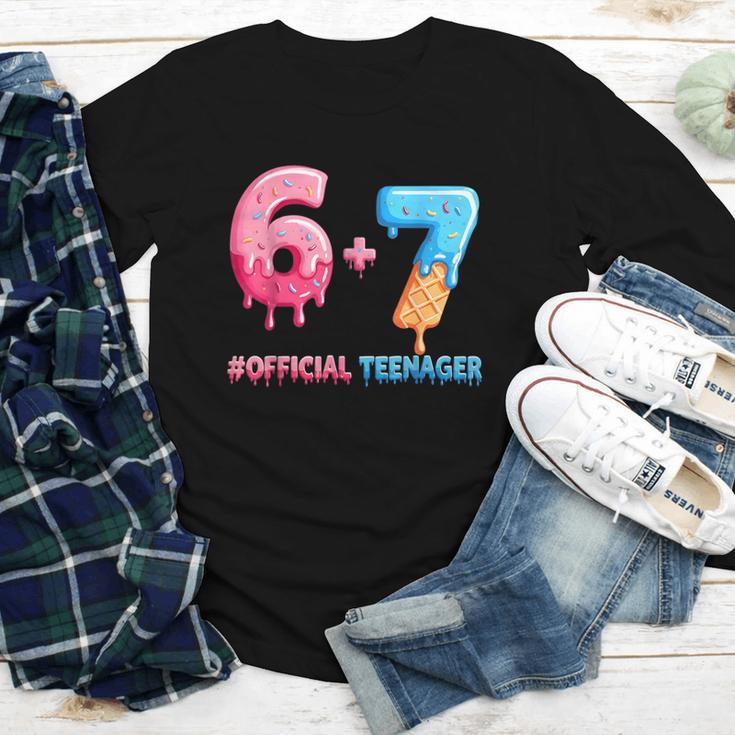 Baseball Ice Cream Drip 67 Official Teenager 13th Birthday Youth Long Sleeve Tee Baseball Ice Cream Drip 67 Official Teenager 13th Birthday Youth Long Sleeve Tee