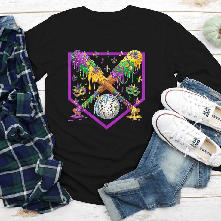 Baseball Ice Cream Drip Boys Mardi Gras Carnival Party Mask Youth Long Sleeve Tee Baseball Ice Cream Drip Boys Mardi Gras Carnival Party Mask Youth Long Sleeve Tee