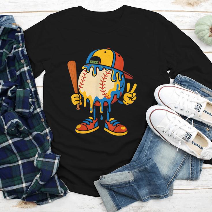 Baseball Ice Cream Drip Youth Back To School Baseball Stuff Youth Long Sleeve Tee Baseball Ice Cream Drip Youth Back To School Baseball Stuff Youth Long Sleeve Tee