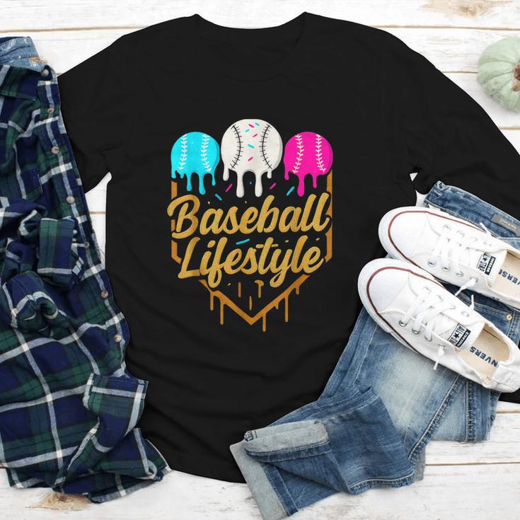 Baseball Lifestyle Baseball Drip Icecream Youth Long Sleeve Tee Baseball Lifestyle Baseball Drip Icecream Youth Long Sleeve Tee