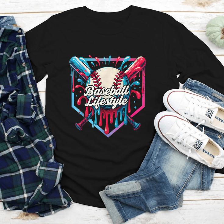 Baseball Lifestyle Shirt Youth Baseball Drip Icecream Boys Youth Long Sleeve Tee Baseball Lifestyle Shirt Youth Baseball Drip Icecream Boys Youth Long Sleeve Tee