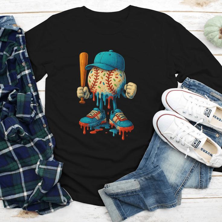 Baseball Lifestyle Youth Baseball Drip Icecream Youth Long Sleeve Tee