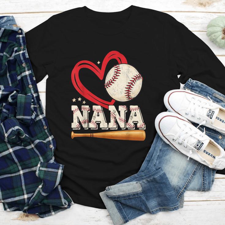 Baseball Nana Baseball Heart Family Matching Youth Long Sleeve Tee Baseball Nana Baseball Heart Family Matching Youth Long Sleeve Tee