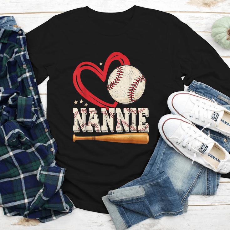 Baseball Nannie Baseball Heart Family Matching Youth Long Sleeve Tee Baseball Nannie Baseball Heart Family Matching Youth Long Sleeve Tee