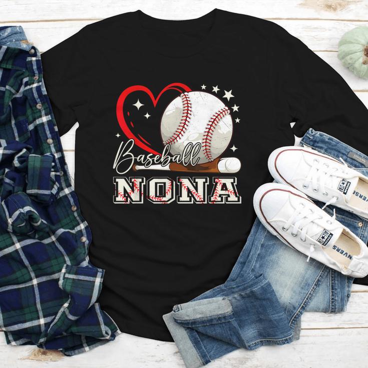 Baseball Nona Family Matching Cute Baseball Lover Youth Long Sleeve Tee