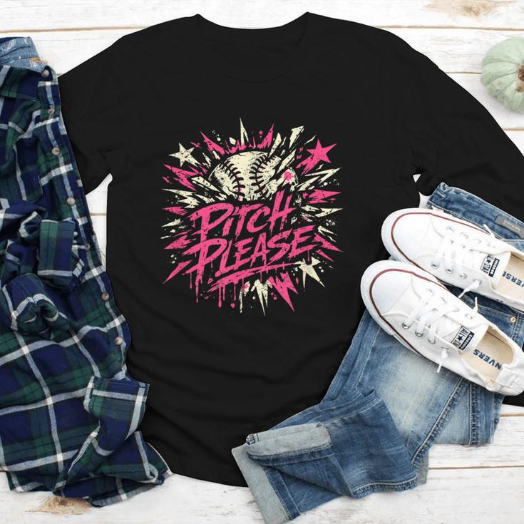 Baseball Phrase With Stars Youth Long Sleeve Tee Baseball Phrase With Stars Youth Long Sleeve Tee