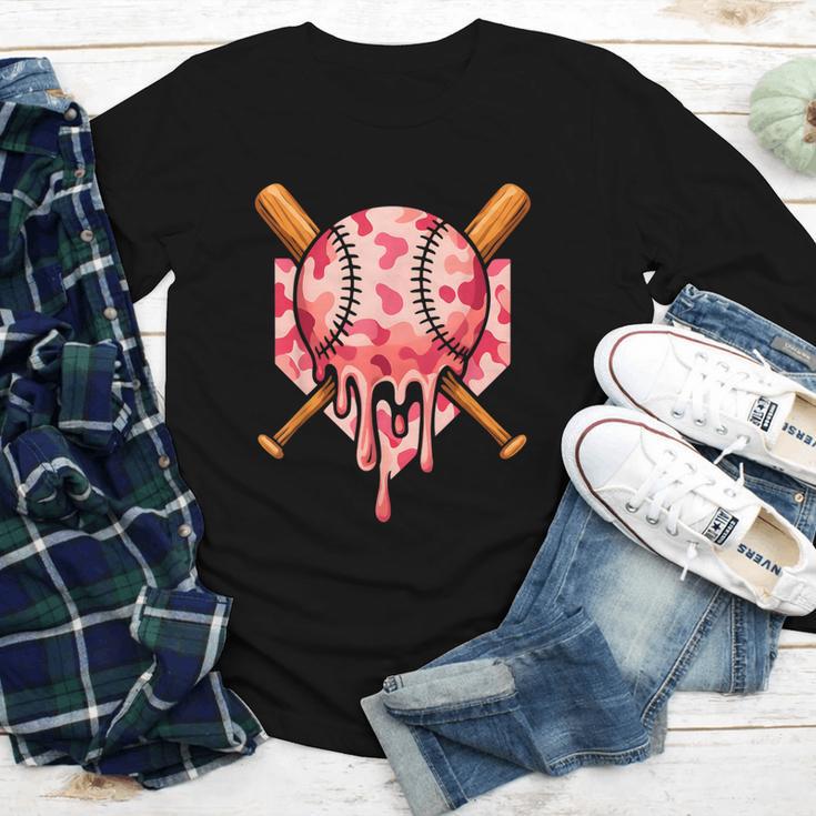 Baseball Pink Camo Ice Cream Youth Boys Girls Youth Long Sleeve Tee Baseball Pink Camo Ice Cream Youth Boys Girls Youth Long Sleeve Tee