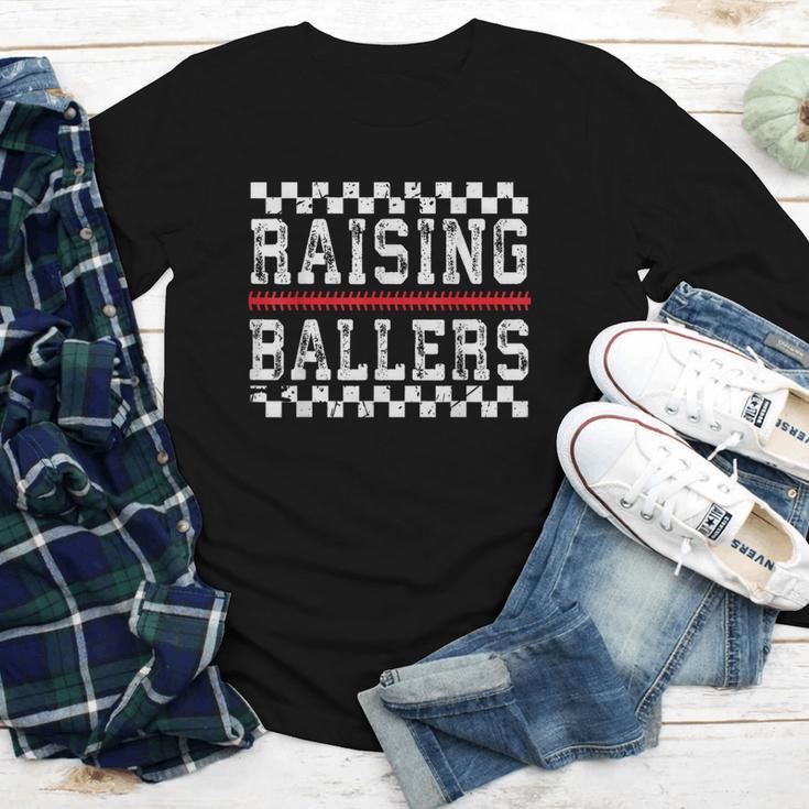 Baseball Player Raising Ballers Game Day Respect The Drip Youth Long Sleeve Tee Baseball Player Raising Ballers Game Day Respect The Drip Youth Long Sleeve Tee