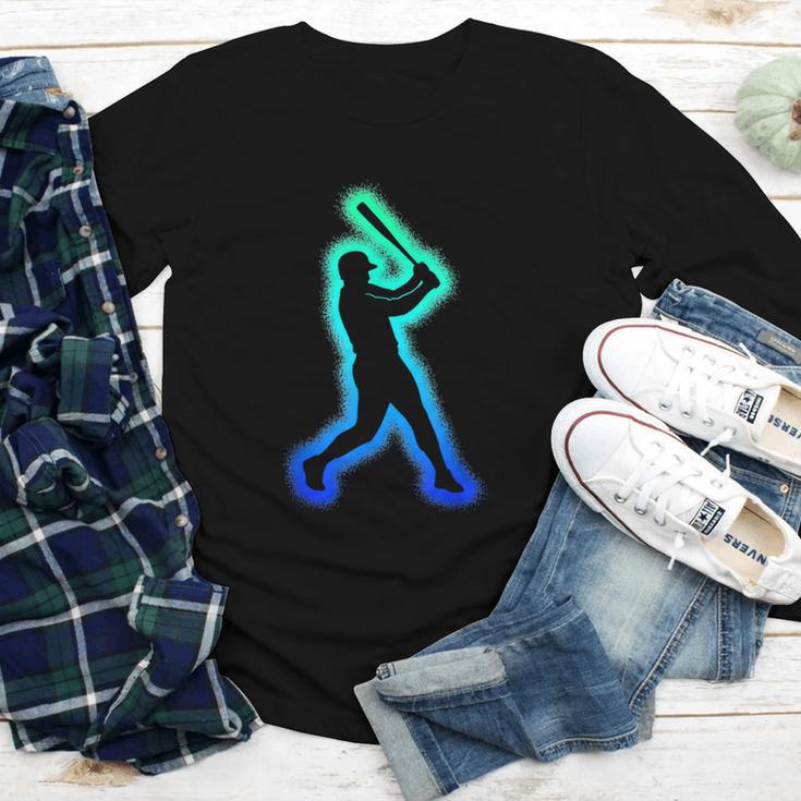 Baseball Player Graphic Youth Long Sleeve Tee