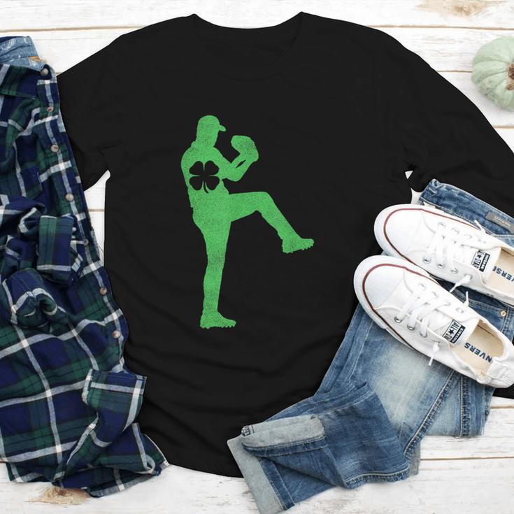 Baseball Shamrock St Patrick's Day Saint Paddy's Youth Long Sleeve Tee