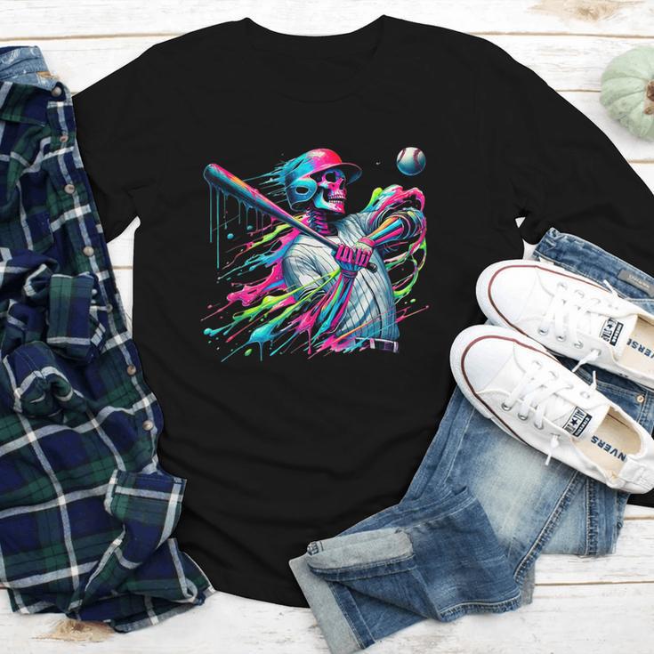 Baseball Skeleton Ice Cream Drip Baseball Boys Youth Youth Long Sleeve Tee Baseball Skeleton Ice Cream Drip Baseball Boys Youth Youth Long Sleeve Tee