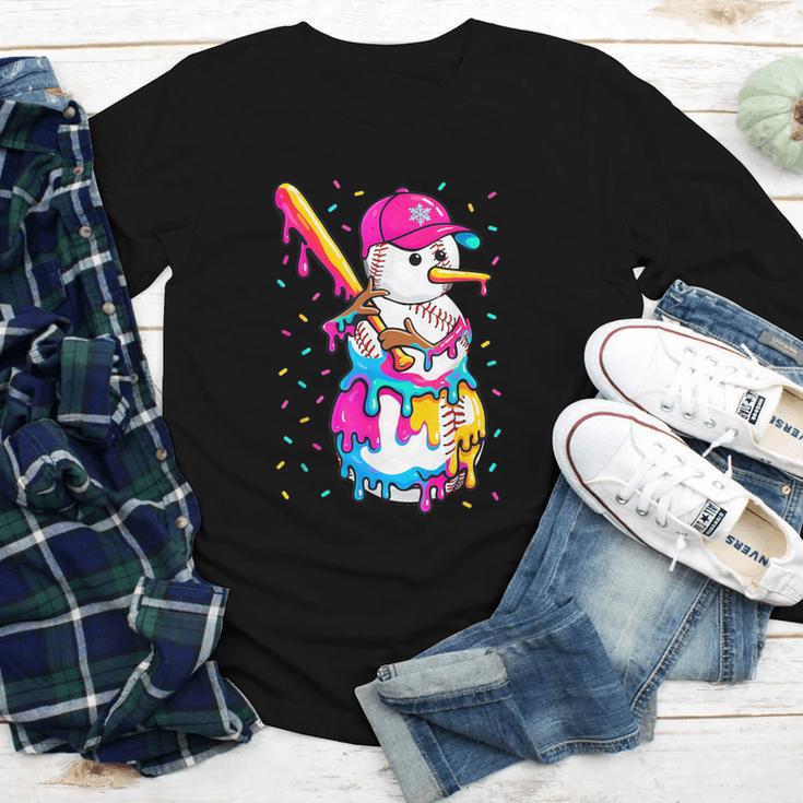 Baseball Snowman Drip Christmas Baseball Boys Men Kids Youth Long Sleeve Tee Baseball Snowman Drip Christmas Baseball Boys Men Kids Youth Long Sleeve Tee