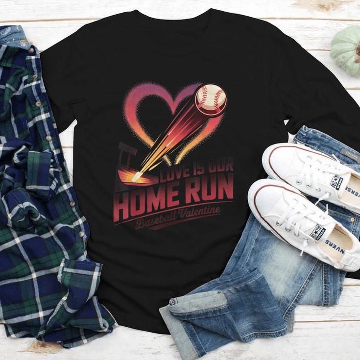 Baseball Valentine Love Is Our Home Run Apparel Youth Long Sleeve Tee Baseball Valentine Love Is Our Home Run Apparel Youth Long Sleeve Tee