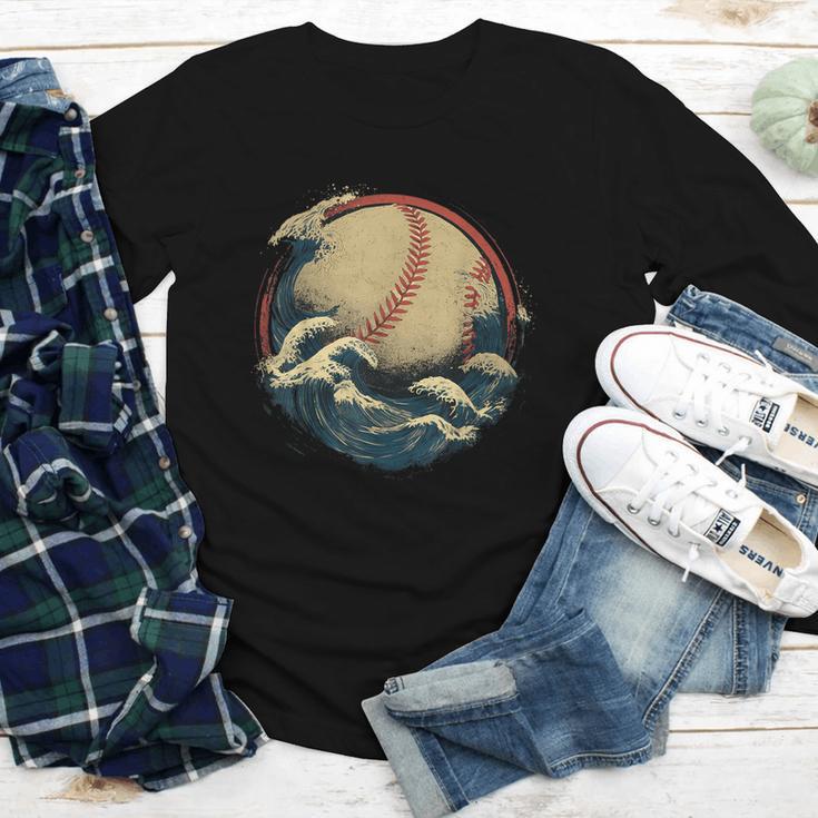 Baseball Waves Ocean Sports Baseball Fans Youth Long Sleeve Tee Baseball Waves Ocean Sports Baseball Fans Youth Long Sleeve Tee