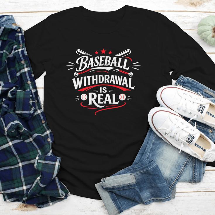 Baseball Withdrawal Is Real Youth Long Sleeve Tee