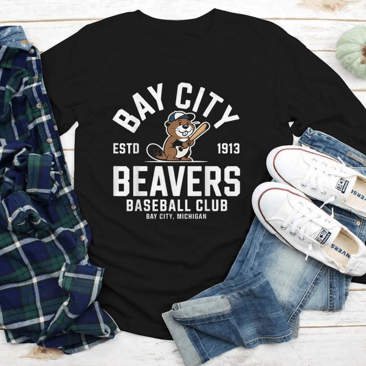Bay City Beavers Baseball Club Estd 1913 Youth Long Sleeve Tee Bay City Beavers Baseball Club Estd 1913 Youth Long Sleeve Tee