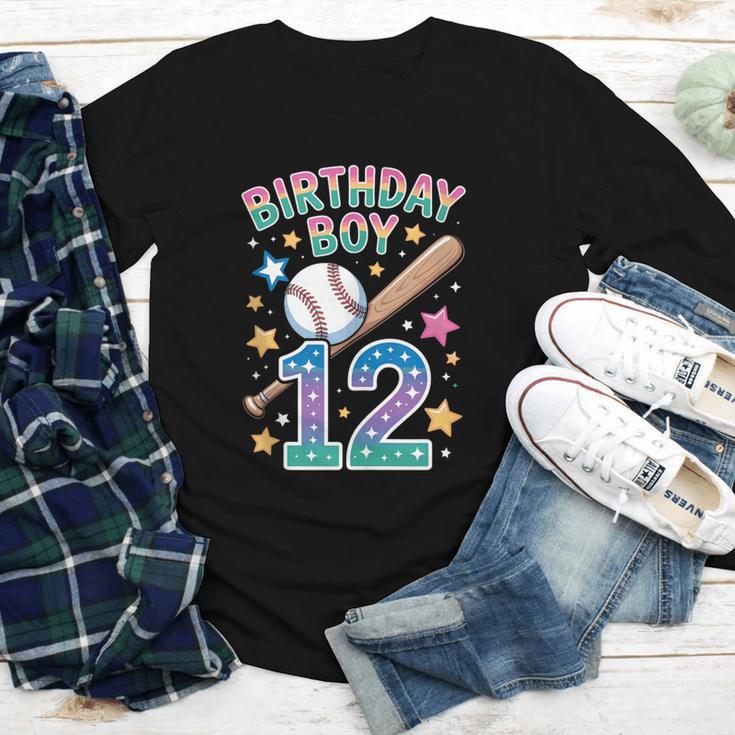 Birthday Boy 12th Birthday Baseball Youth Long Sleeve Tee Birthday Boy 12th Birthday Baseball Youth Long Sleeve Tee