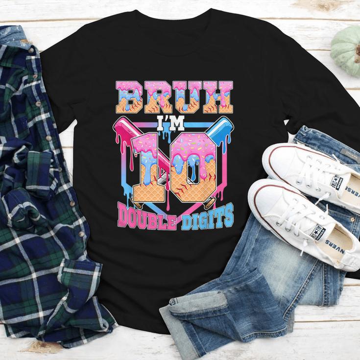 Boys 10 Double Digits 10th Birthday Ice Cream Baseball Drip Youth Long Sleeve Tee Boys 10 Double Digits 10th Birthday Ice Cream Baseball Drip Youth Long Sleeve Tee